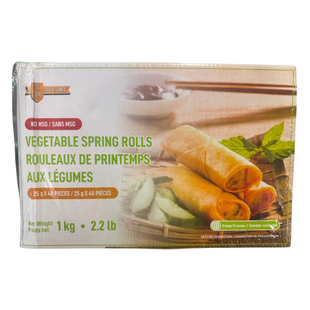 Vegetable Frozen Spring Rolls